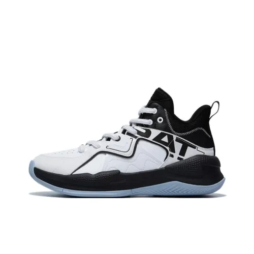 QIAODAN jacket Top Basketball Shoes Men's Black White