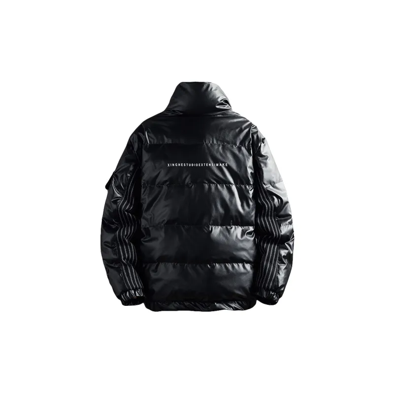FRQ Puffer Jackets Unisex Black-1
