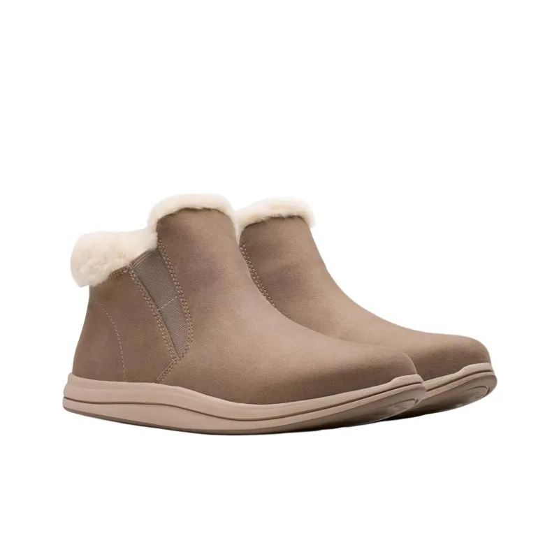 Clarks Breeze Twist Cloudstepper Ankle Boots Women's Dark Taupe-2