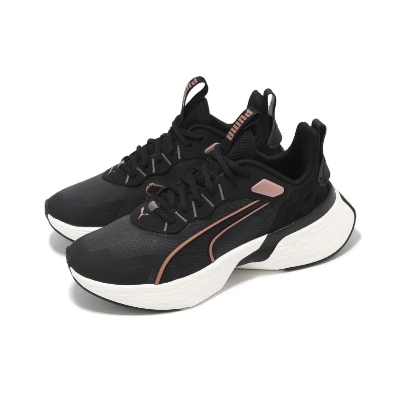 PUMA Softride Sway Anti Slip Wear Resistant Low Top Running Shoes Unisex Black-2