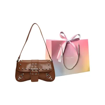 Yalu PU Shoulder Bag Women's White Black Red/Green/Brown