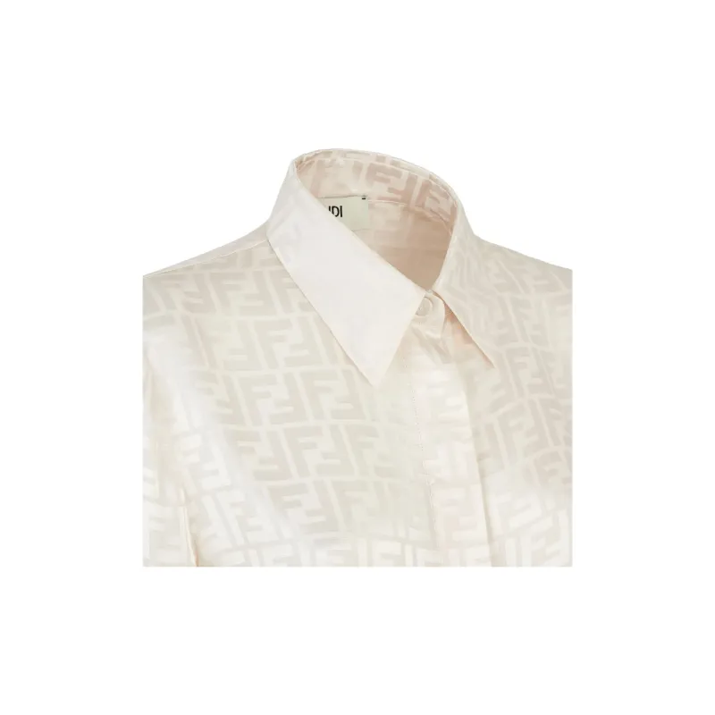FENDI Shirts Women's White-4