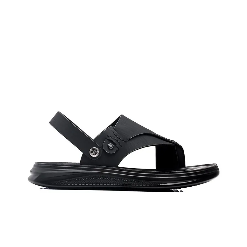 Poitulas Beach Sandals Men's Black-1