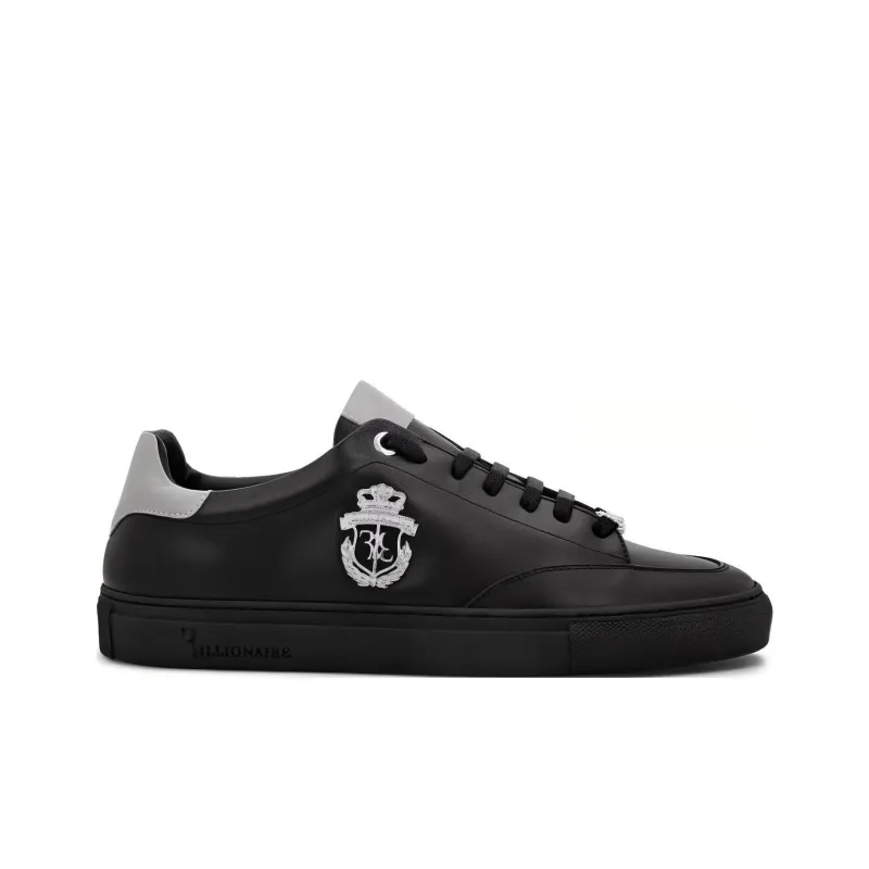 Billionaire Low-Top Skateboard Shoes Men's Black-1