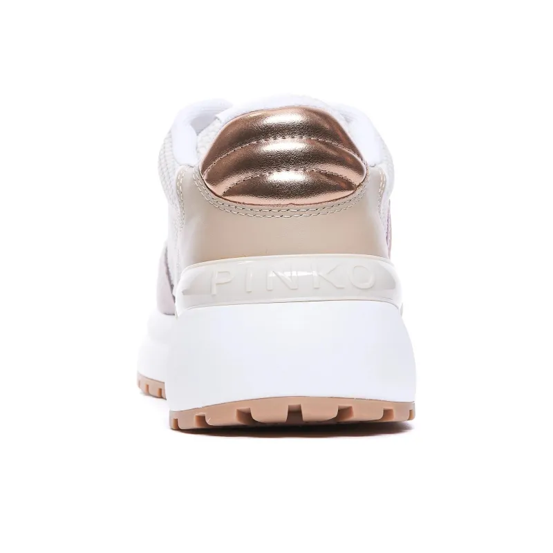 PINKO Gem Lace Up Sneakers Women's-4