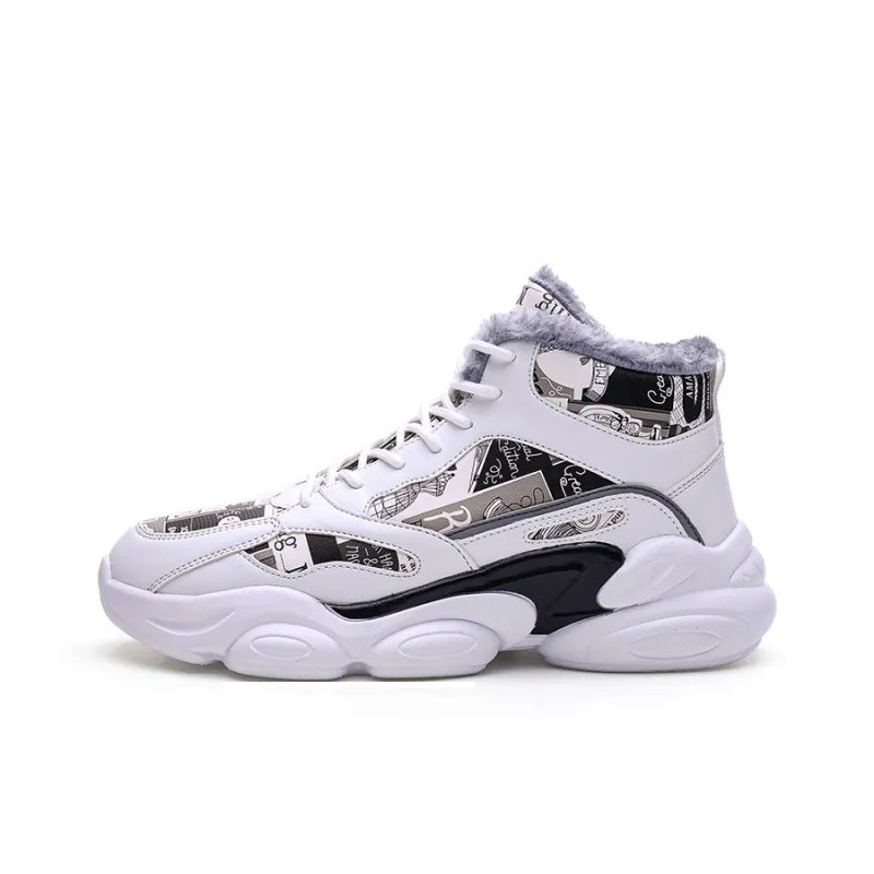 JX Abrasion Resistant Slip Resistant Cushioning High Top Basketball Shoes Men's-0