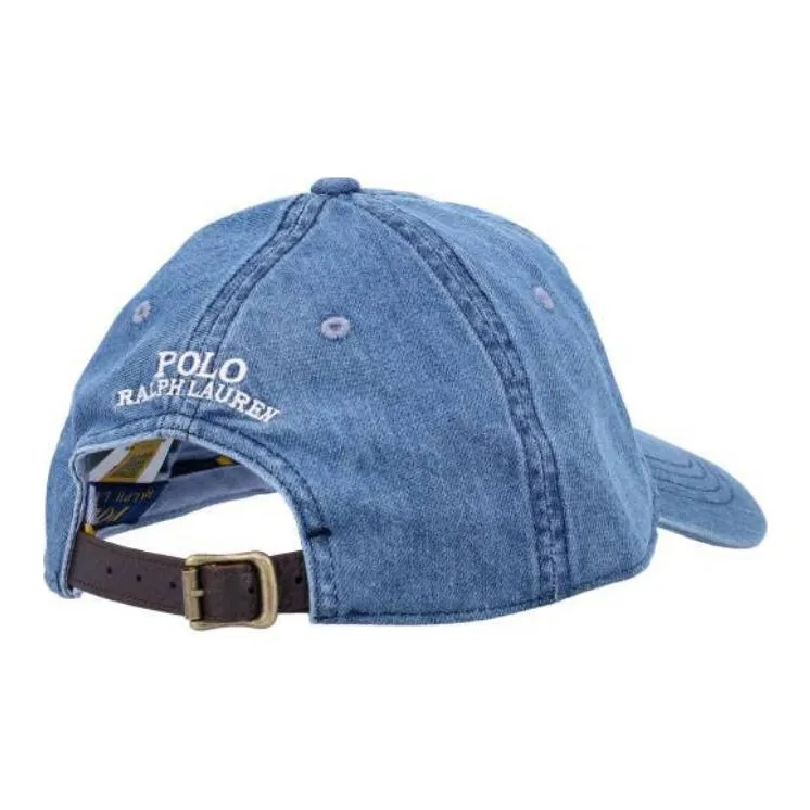 Polo Ralph Lauren Logo Embroidered Denim Cap-2