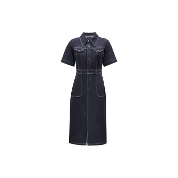 ONLY Sleeveless Dresses Women's J37 1000 Washed Blue Denim