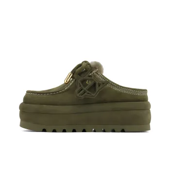 Naked Wolfe Abrasion Resistant Wrap toe Slippers Women's Green