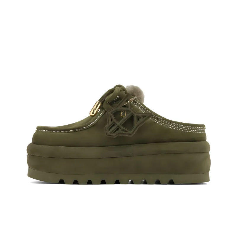 Naked Wolfe Abrasion-Resistant Wrap-toe Slippers Women's Green-0