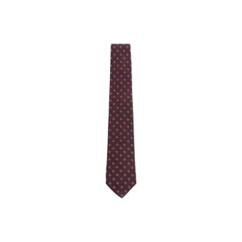 Valentino Micro check Silk Tie
