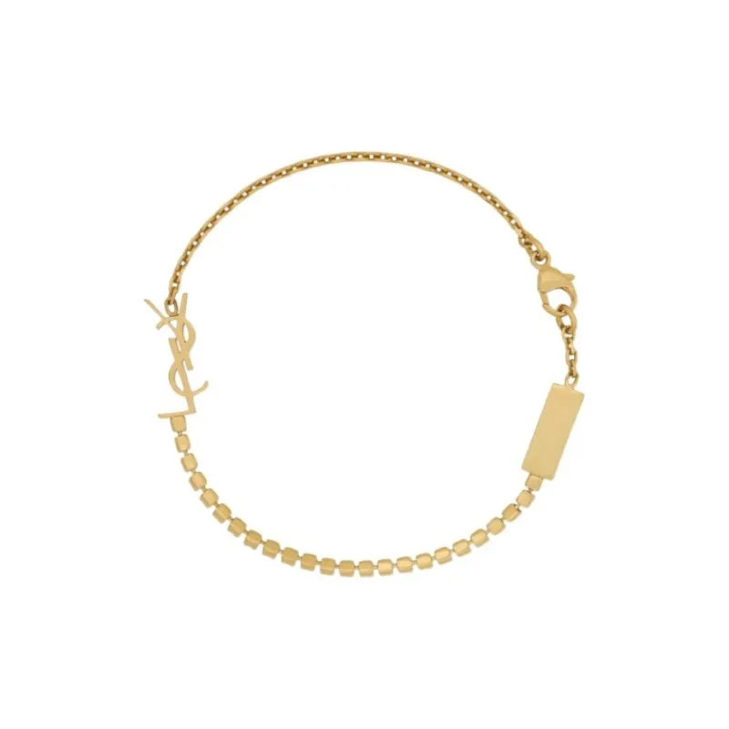 SAINT LAURENT Cassandre Charm Bracelet-3