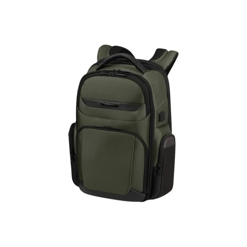 SAMSONITE Nylon Backpack Men's Green-1
