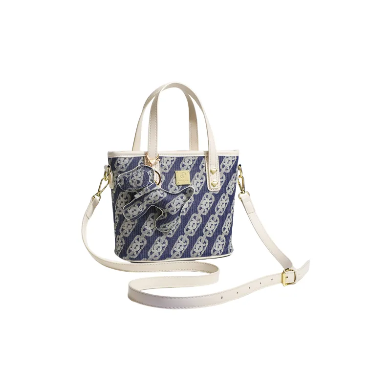 OCTSUI Synthetic Leather Tote Shoulder Bag Crossbody Bag Handbag Regular Women's Blue-2