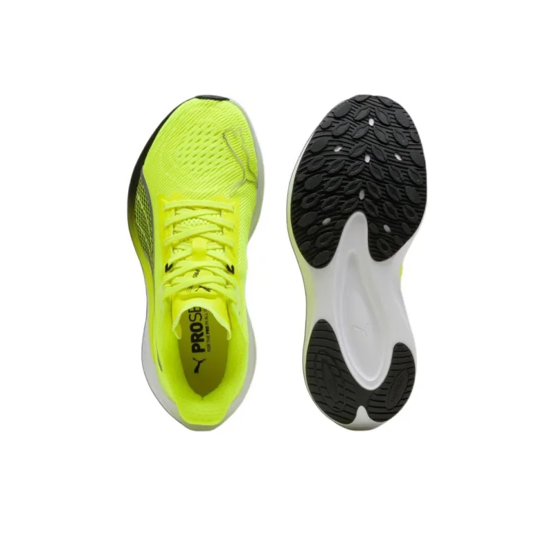 PUMA Darter Pro Anti Slip Wear Resistant Low Top Casual Running Shoes Unisex Yellow Black-3