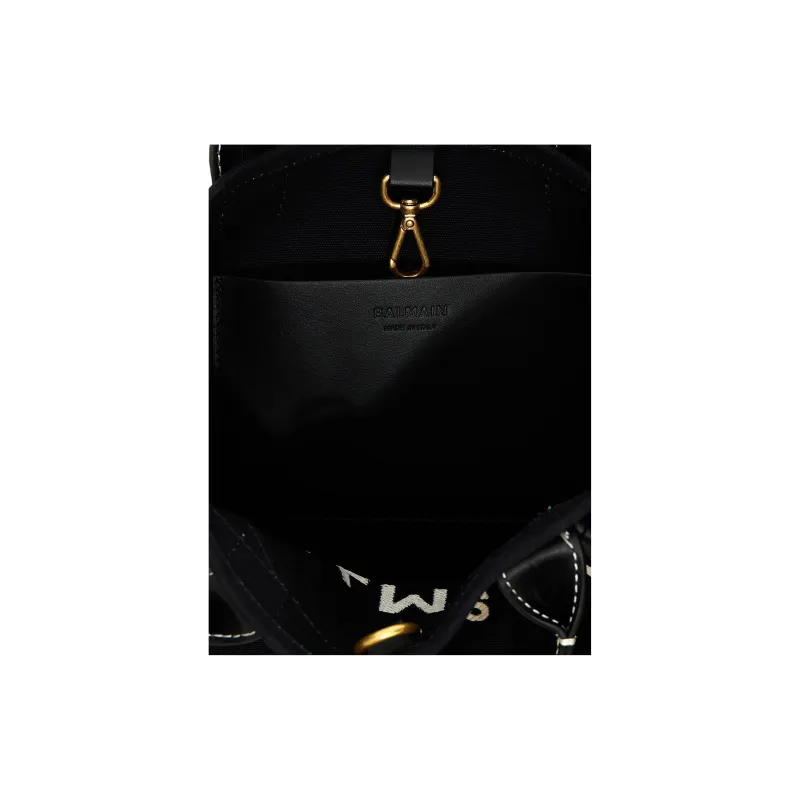 BALMAIN B Army Monogrammed Tote Bag-3