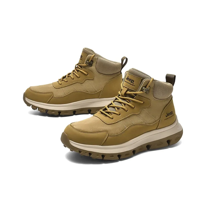 Jeep JEEP Breathable Wear-Resistant Slip-Resistant Short Outdoor Boots Men's-7