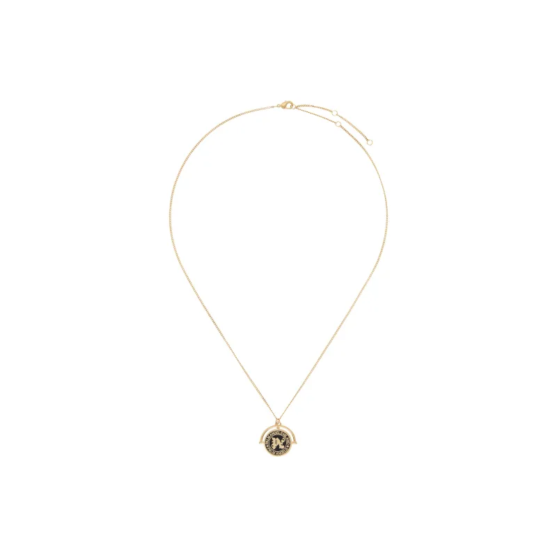 PALM ANGELS Metal Enamel Necklaces Men's Gold-1