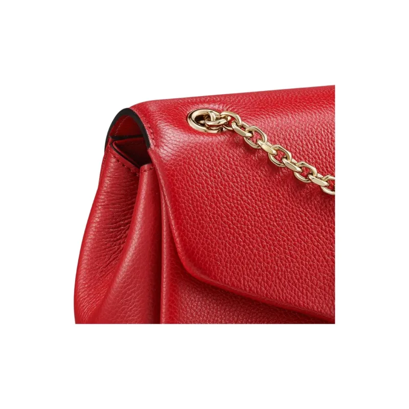 CARTIER Panthère De Cartier Cow Leather Shoulder Bag Mini Women's Red-5