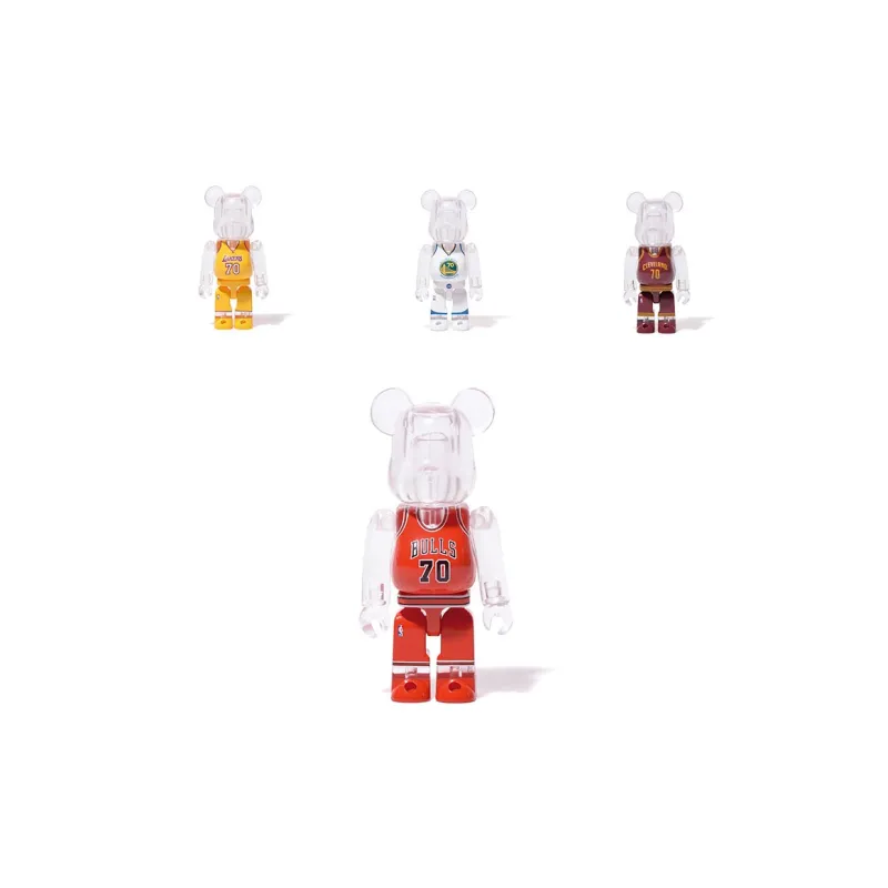BE@RBRICK NBA Star Character NBA 70th Anniversary 6 Pack Set Hang Tag Box 100% 7cm-2