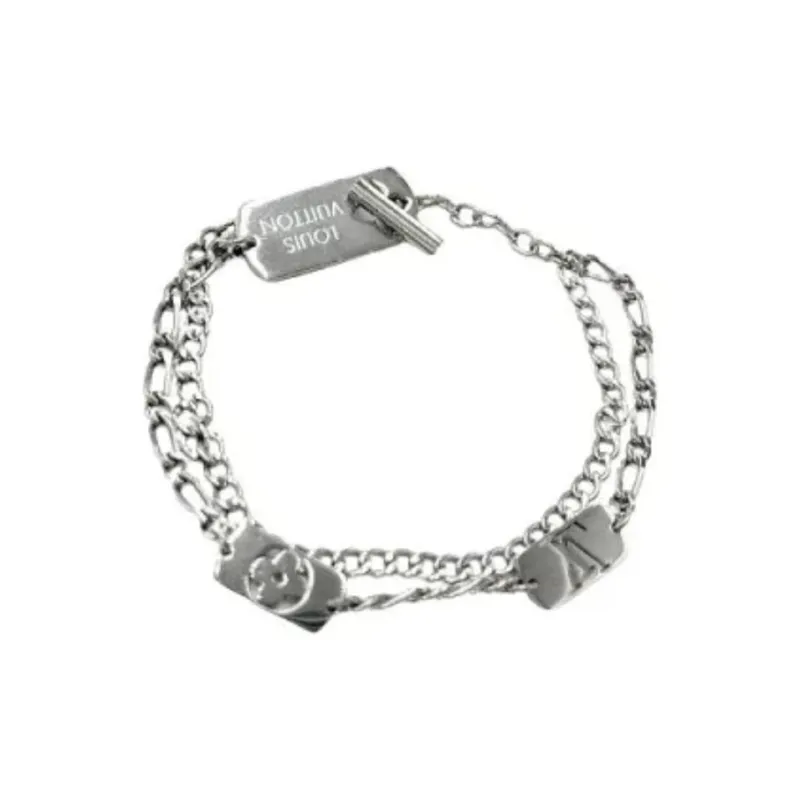 LOUIS VUITTON Monogram Stack Bracelet-2