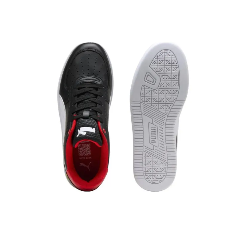 Scuderia Ferrari x PUMA Caven 2.0 Anti Slip Wear Resistant Low Top Skateboard Shoes Unisex Black-3