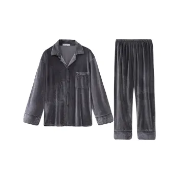 Good Fortune Pajama Set Men's Gray