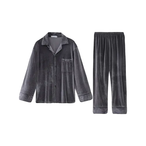 Good Fortune Pajama Set Men's Gray