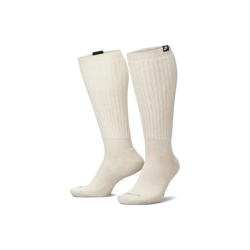 Nike Mid Calf Socks Unisex 1 Pack Light Bone-2