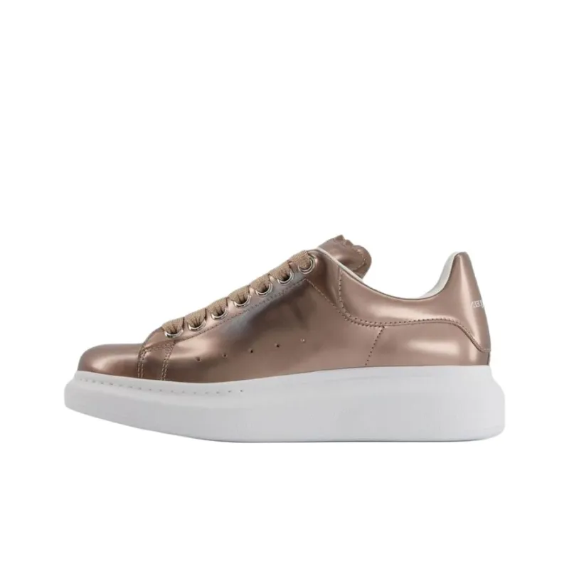 Alexander McQueen Low-Top Skateboard Shoes Women's Copper-0