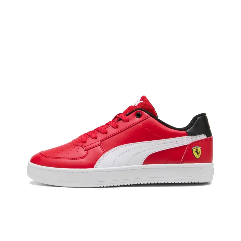 Scuderia Ferrari x PUMA Caven 2.0 Anti Slip Wear Resistant Low Top Skateboard Shoes Men's Red-0