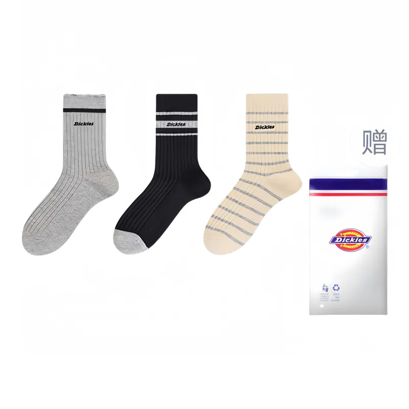 Dickies Thick Terry Warm Breathable Fall And Winter Crew Socks Unisex-0