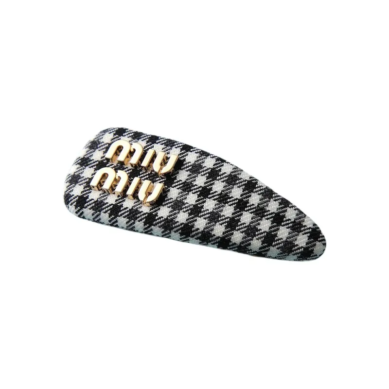 MIU MIU Metal Hair Clips Women's Black-4