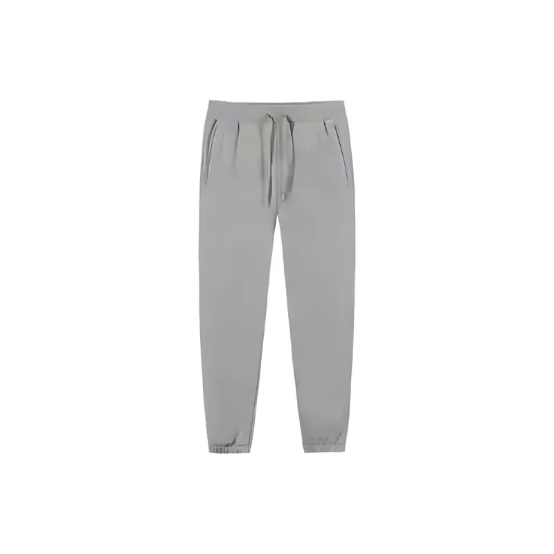 CHAOJIANTA Knitted Sports Pants Men's Slight Smoky Green-0