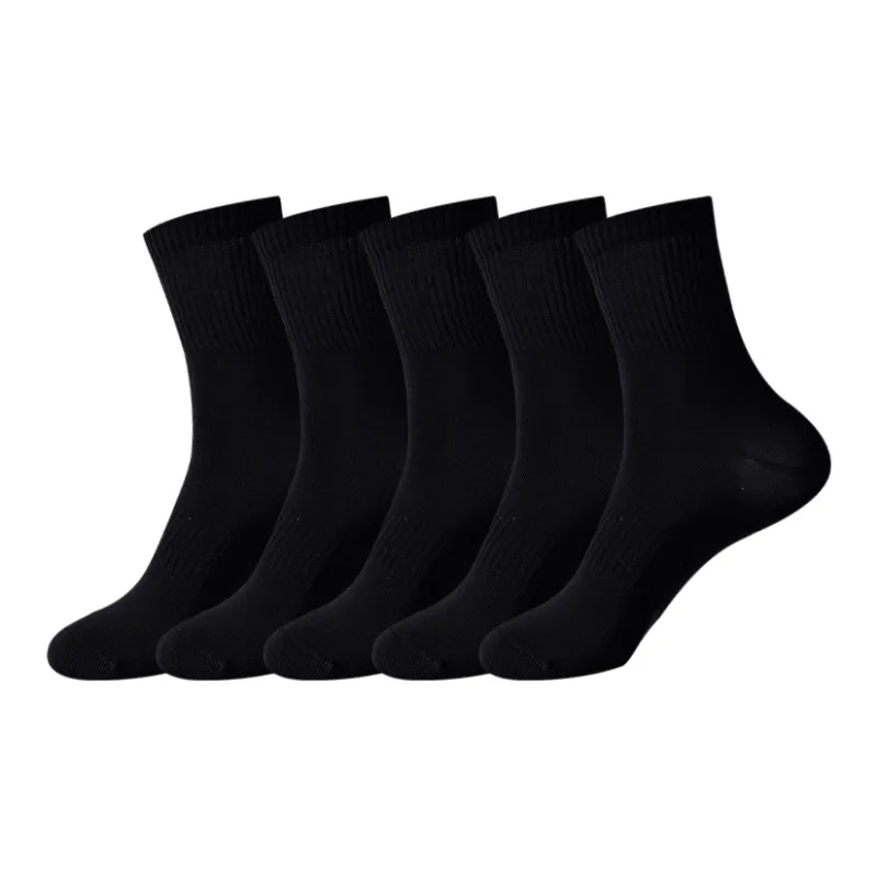 MIIOW Mid Calf Socks Men's 5 Pack-39
