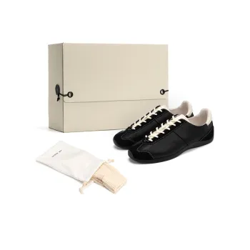 FOOT INDUSTRY Foot Industry Low Top German Army Trainers Unisex Black/Antique White