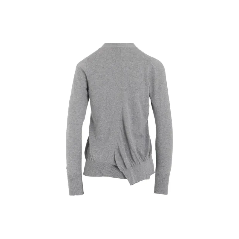 Yohji Yamamoto Embroidered Slogan Cardigan-1