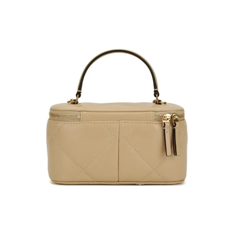 TORY BURCH Kira Leather Shoulder Bag Crossbody Bag Handbag Women's Beige-2