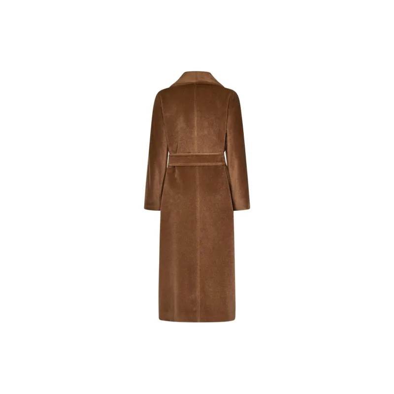 MaxMara Studio Belted Long Sleeved Coat-1