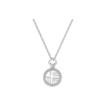 ZHOU LIU FU S925 Silver Necklaces Women's