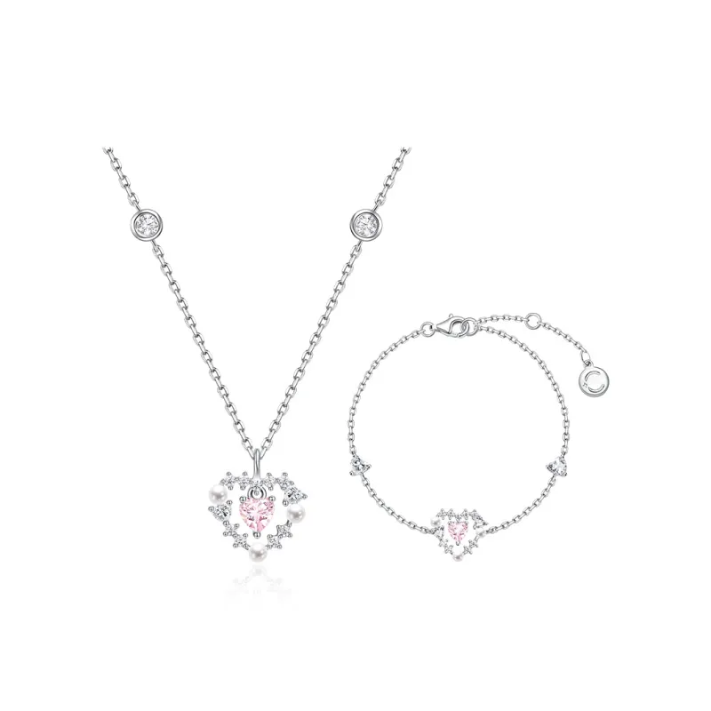 FANCI Sweetheart Girl Series S925 Silver Accessories Women's-3
