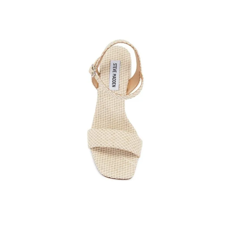STEVE MADDEN Mareena Strap Sandals 9cm Women's Beige-3