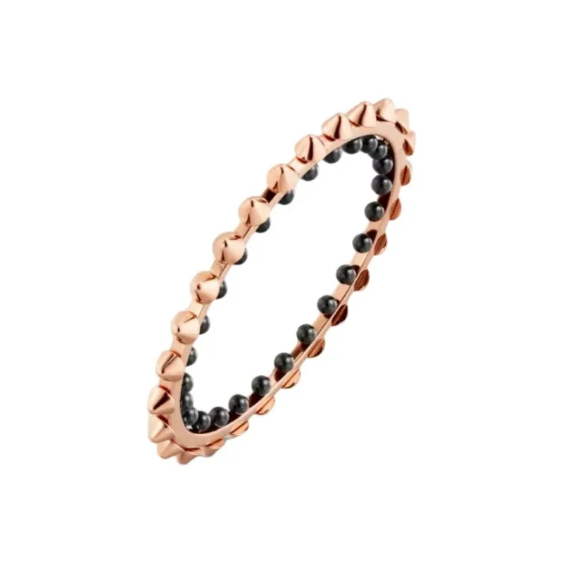 CARTIER Rose Gold Onyx Bangles Women's Rose Gold-1