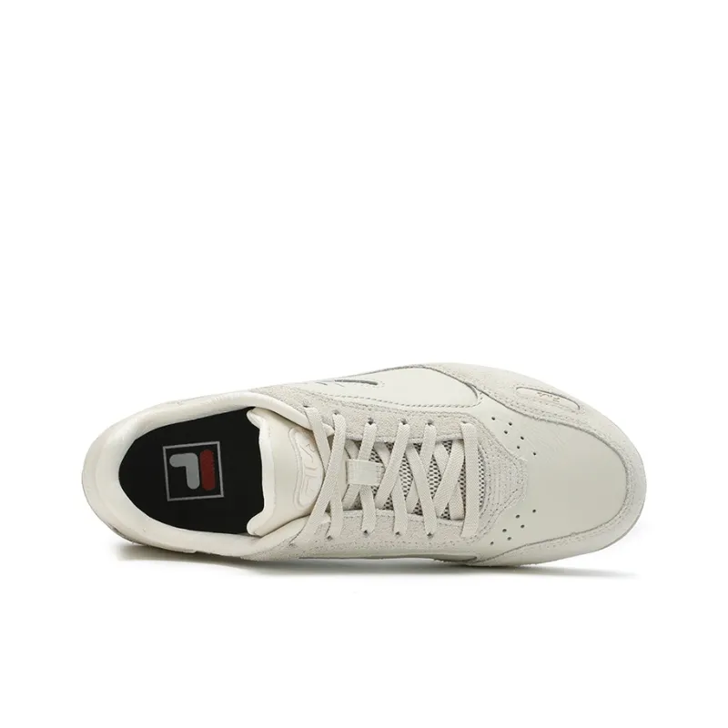FILA TURBO Lightweight Low Top Skateboard Shoes Women's White Swan Gray-2