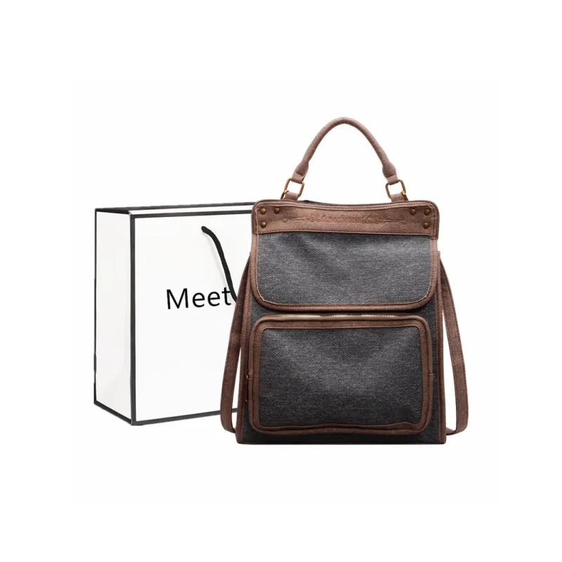 Fitchell Denim Backpack Regular Women's Multicolor-0