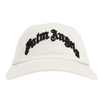 PALM ANGELS Logo Embroidered Baseball Cap