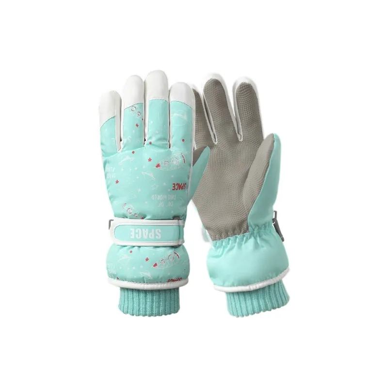 YUZHAOLIN Polyester Gloves Kids' Black-8