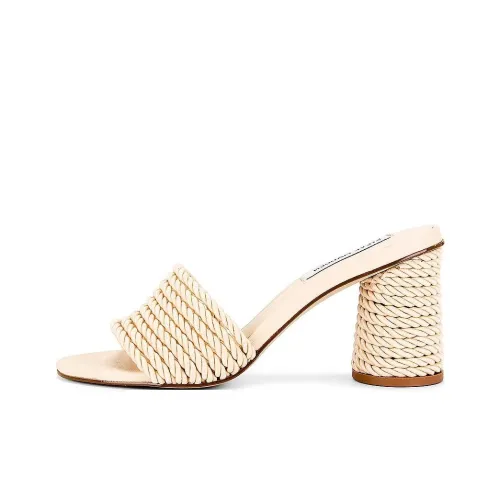 STEVE MADDEN Abrasion-Resistant Slide Slippers Women's Beige