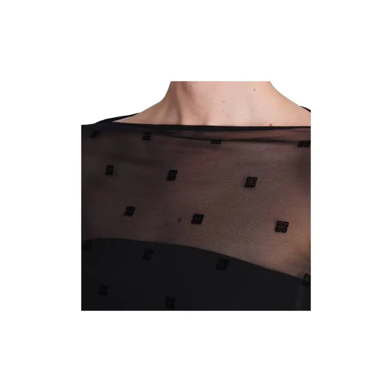 Givenchy 4G Semi sheer Midi Dress-4