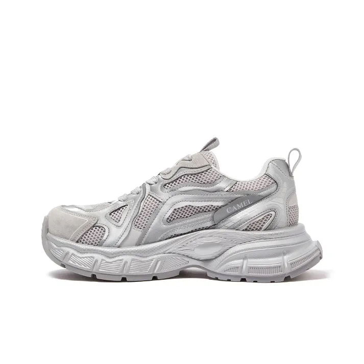 CAMEL Anti-Slip And Wear-Resistant Height Increasing Chunky Sneakers Women's-0
